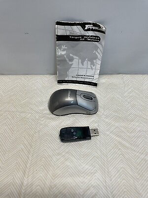 #ad Targus Wireless Notebook Optical Mouse amp; USB PAWM10U Tested Works $10.00