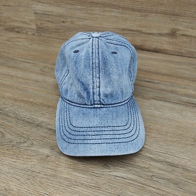 #ad Blue Jean Denim Hat with Adjustable Strap $9.78