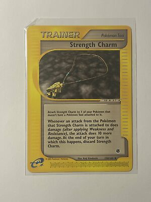 #ad Strength Charm Expedition 150 165 Pokemon card Near Mint WOTC $3.00