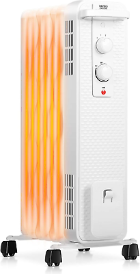 #ad 1500W Oil Filled Radiator Heater Portable Powerful Space Heater W 3 Heating Mo $100.99