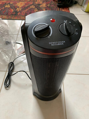 #ad NEW 19 in Oscillating Ceramic Tower Heater 750W and 1500W Settings $34.95