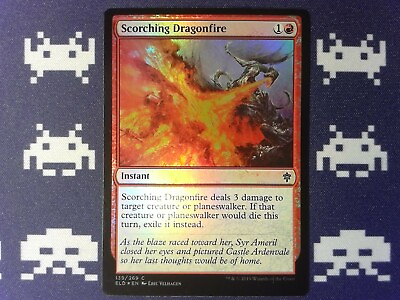#ad Foil Scorching Dragonfire	 Core Set 2021 Magic the Gathering MTG Red $1.99