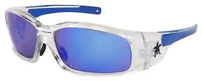 #ad SWAGGER Blue Mirror SUNGLASSES Work Sport Eyewear Safety Glasses UV ANSI Z87 $9.35