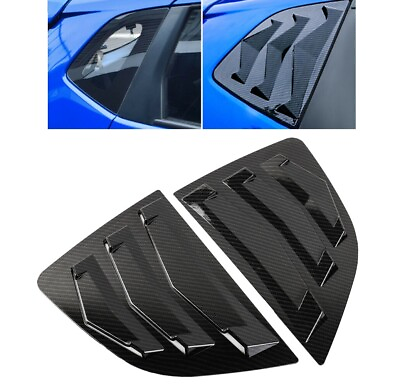 Carbon Fiber Side Vent Window Scoop Louver trim For Honda Fit Jazz 2014 2020 $28.00