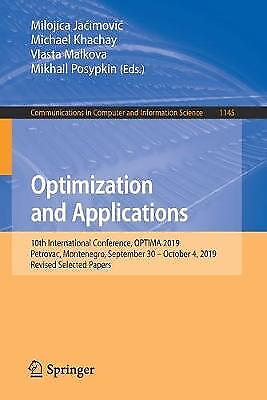 #ad Optimization and Applications 9783030386023 GBP 39.41