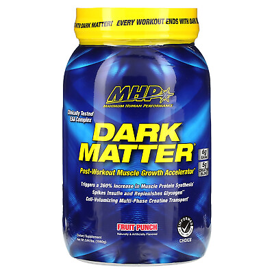 #ad DARK MATTER Post Workout Muscle Growth Accelerator Fruit Punch 3.44 lbs $42.89