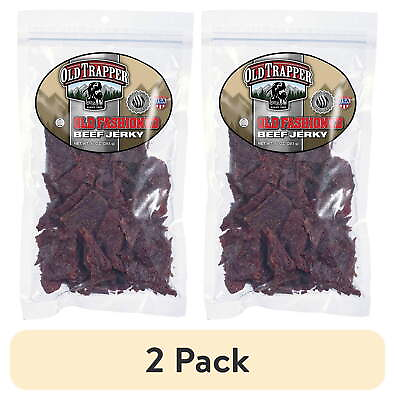 #ad 2 Pack Old Trapper Naturally Smoked Original Old Fashioned Beef Jerky 10oz Bag $24.40