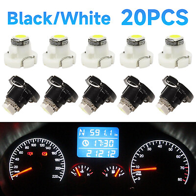 #ad 20x White T4 T4.2 Neo Wedge LED Dash Switch A C Climate Control HVAC Light Bulbs $7.21