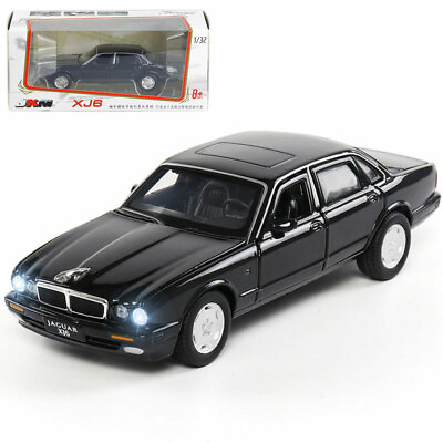#ad 1 32 Jaguar XJ6 Model Car Alloy Diecast Toy Vehicle Collection Kids Gift Black $39.55