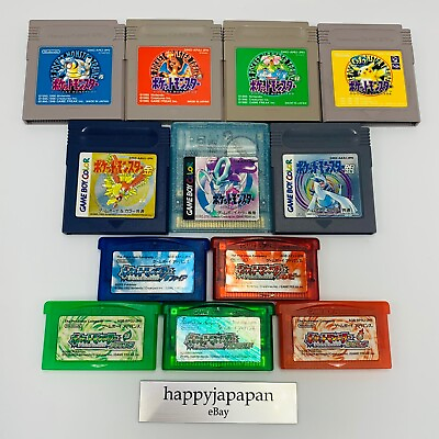 #ad Pokemon Video Games GB GBC GBA Series choice Cartridge Only Japanese Ver. $46.33