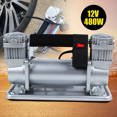 #ad Portable Heavy Duty 12V Car Tyre Air Pump Air Compressor Tire Inflator 150 PSI $102.74