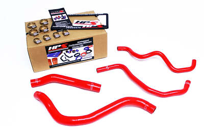 #ad HPS Red Silicone Radiator Heater Hose Kit for Honda 08 12 Accord 3.5L V6 LHD $184.30