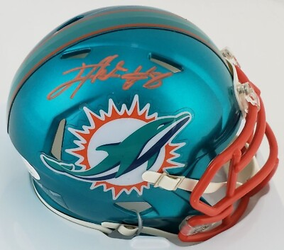 #ad Jevon Holland Signed Miami Dolphins Flash Alternate Speed Mini Helmet w COA $101.40
