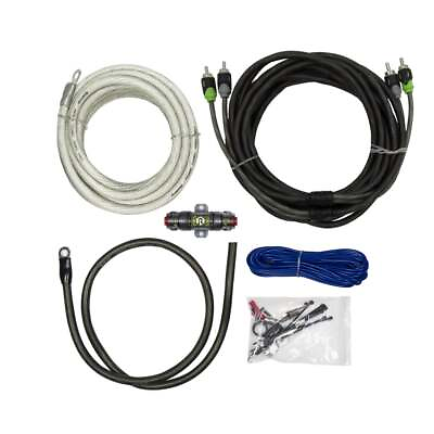 #ad Raptor R5A4 1500W 4 AWG Amp Kit with RCA Cable Pro Series Kit $92.00