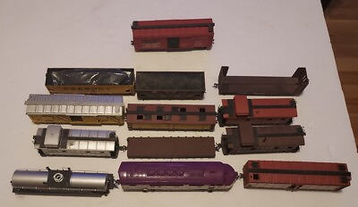 #ad Ho Athearn Locomotive Train And Box Car Lot 13 Total Used As Is Condition $129.99