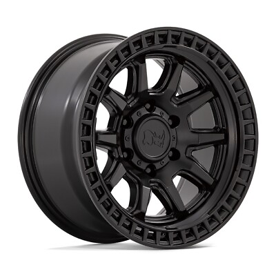 #ad 4 New 17quot; Black Rhino Calico Wheels 17x8.5 6x5.5 6x139.7 10 Matte Black Rims 10 $1276.00