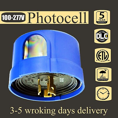 #ad Control Photocell Sensor LED Dusk To Dawn for Outdoor Parking Lot Light 120 277V $7.00