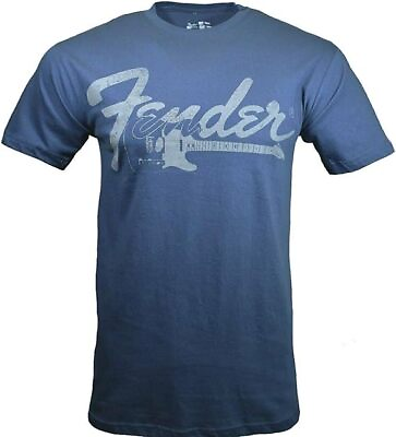 #ad Guitar Rocker Dude Men#x27;s T Shirt Fender Music Tees 100% Cotton NEW $16.99