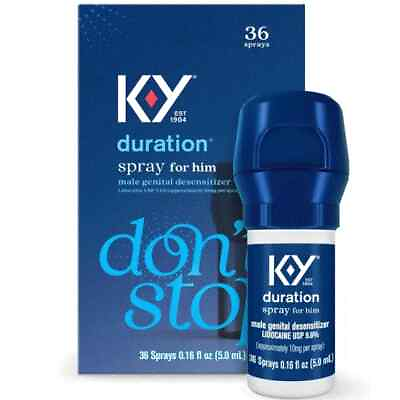 #ad Duration K Y Spray 0.16 Fl Oz 36 Sprays Men Enhancer Pleasure Desensitizer Male $24.99