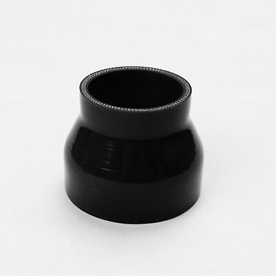 #ad 3.5quot; To 3quot; Silicone Hose Intake Intercooler Pipe Reducer Coupler Fit BMW BLACK $8.50