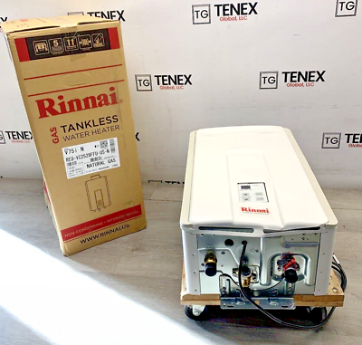 #ad Rinnai V75iN Indoor Tankless Water Heater Natural Gas 180K BTU S 5 #5070 $559.99