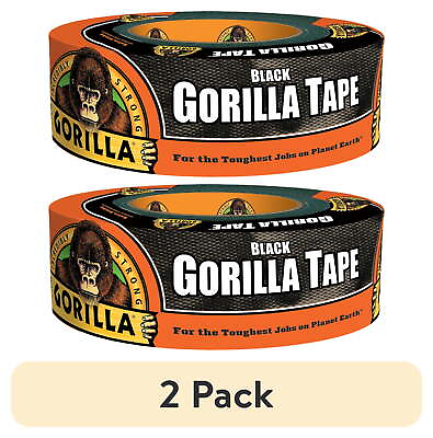 #ad 2 pack Gorilla 30 Yard Black Tough Duct Tape Single Roll Pack of 1 $17.06