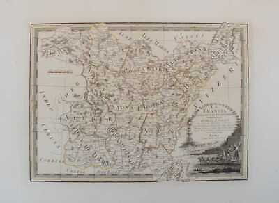 #ad Map of Bourgogne Franche Comte $137.50