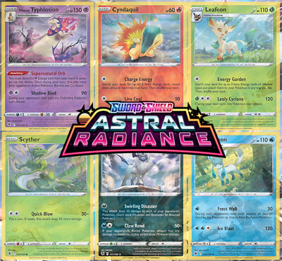 #ad Pokemon TCG SWSH Astral Radiance Choose Your Card Holo Reverse Holo C UC $1.49