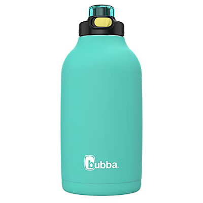 #ad Bubba 64 oz. Radiant Insulated Stainless Steel Rubberized Growler Island Teal $39.25