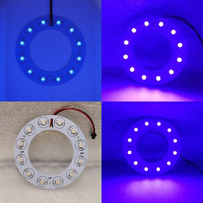 #ad 12W UV Purple 365nm 395nm 420nm 440nm LED Lamp Spot Light Bulb PCB DIY Curing $11.99