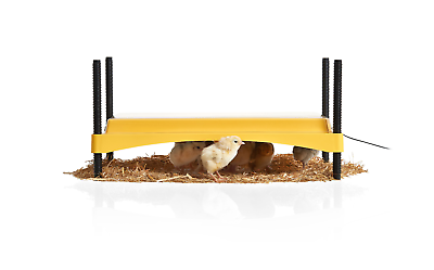 #ad Ecoglow Safety 1200 Chick Brooder Poultry Care Adjustable Height Black Yellow $176.99