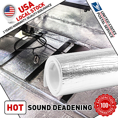 #ad Automotive Noise Deadening Heat Shield Insulation Sound Deadener Mat Dampening $15.99