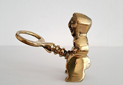 #ad Brass Priapus Figurine Shaped Bottle Opener $34.00
