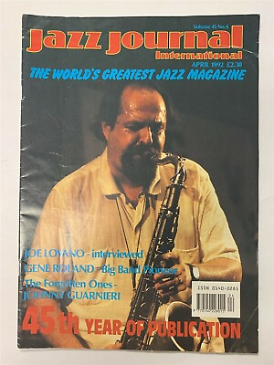 #ad Good Jazz Journal International Magazine April 1992 Joe Lovano Gene Roland 9A2 $11.95