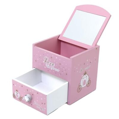 #ad Girl Jewelry Box Pink Tabletop Storage Box Little girl birthday A pink5 $24.25