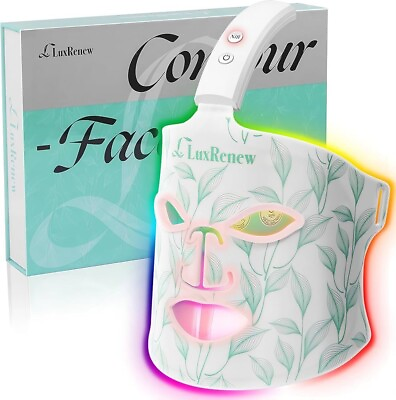 #ad LuxRenew Red Light Therapy Mask Near infrared 850 Red Light 7 Colors $90.00