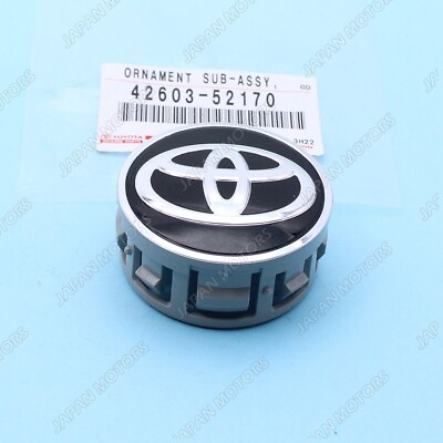 #ad Genuine OEM Toyota Wheel Center Cap Black Prius Yaris Corolla 42603 52170 1pc $22.89