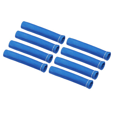 #ad Spark Plug Wire Boots Heat Shield Protector Sleeve 2500 Degree 6 Inch Blue 8Pcs $13.99