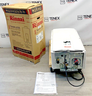 #ad Rinnai V65iN Indoor Tankless Water Heater Natural Gas 150K BTU T 19 #4488 $250.00
