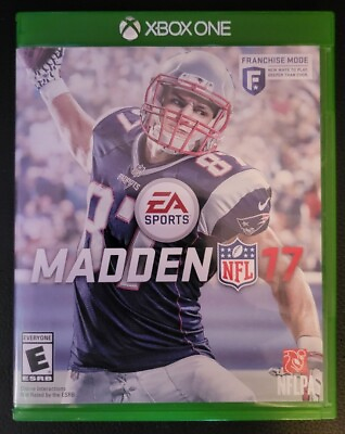 #ad Madden NFL 17 Microsoft Xbox One 2016 TESTED FREE SHIPPING $4.95