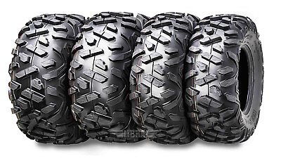 #ad Set 4 WANDA ATV Tires 25quot; 25x8 12 25x8x12 25x10 12 25x10x12 6ply BIG HORN Style $267.92
