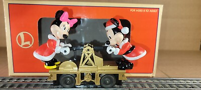 #ad Lionel O Gauge Disney Mickey amp; Minnie Mouse Motorized Christmas Handcar 6 18433 $76.90