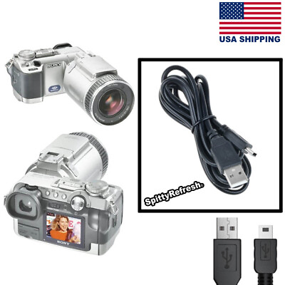 #ad Sony DSCF707 Cyber shot Digital Still Camera USB Cable Transfer Cord Replacement $13.89