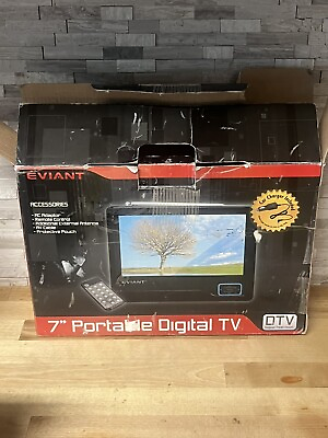 #ad Eviant 7quot; LCD TV T7 Series Portable Digital TV NEW OPEN BOX $54.99