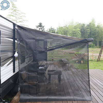 #ad 9#x27;x7#x27; FT RV Awning Side Shade Privacy Screen Sunshade For Camper UV Canopy $40.70