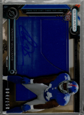 #ad B0329 2014 Strata Clear Cut Relic Autographs Bronze #CCARAW Andre Williams 150 $12.74