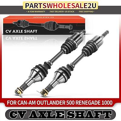 2x Front CV Axle Assembly for Can Am Outlander 500 650 1000 800R Renegade 1000R $99.59