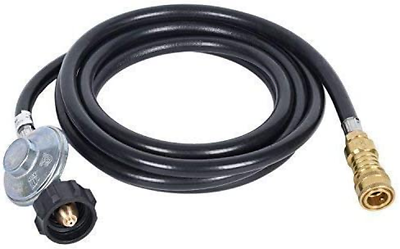 #ad 12ft Propane Hose with Regulator 3 8 Quick Connect Disconnect for Mr. Heater Bi $28.97