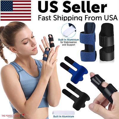 #ad #ad Adjustable Trigger Finger Splint Straightener Corrector Brace Support Protector $3.99