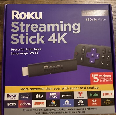 #ad Roku Streaming Stick 3400 4K HD Digital Black 3820RW $38.00